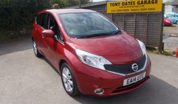 NISSAN NOTE 1.5 DCI TEKNA, 5DR, H/B, RED MET, 26000 MILES ONLY, £0  ROAD TAX, VERY CLEAN EXAMPLE full