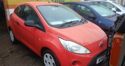 FORD KA 1.2 STUDIO, 3DR, H/B, RED, 36000 MILES ONLY, VERY CLEAN EXAMPLE, £35 ROAD TAX – COMING IN !!!