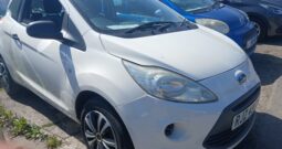 FORD KA 1.2 STUDIO, 3DR, H/B, WHITE, 37000 MILES ONLY, £35 ROAD TAX, VERY CLEAN EXAMPLE